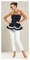Trendy Off The Shoulder Flowy Flax Flared Top
