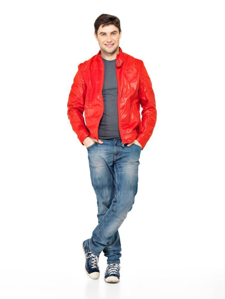 Ico Star Full Sleeve Solid Men's Red Jacket